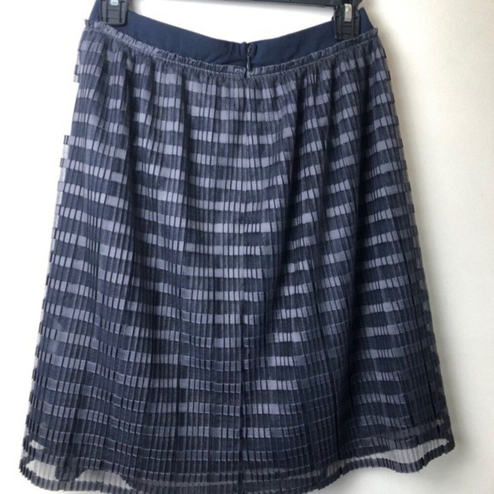 Signature Studio Womens  Navy Blue Skirt Size S
